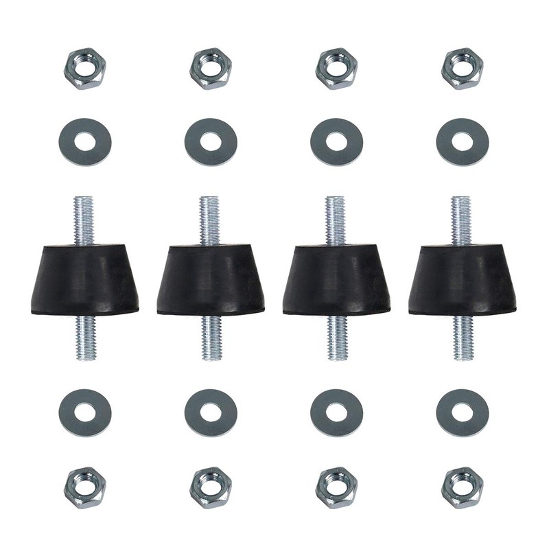 Daisypower Air Conditioner Rubber Anti-Vibration Mounts Pad, Shock Absorbing Isolator