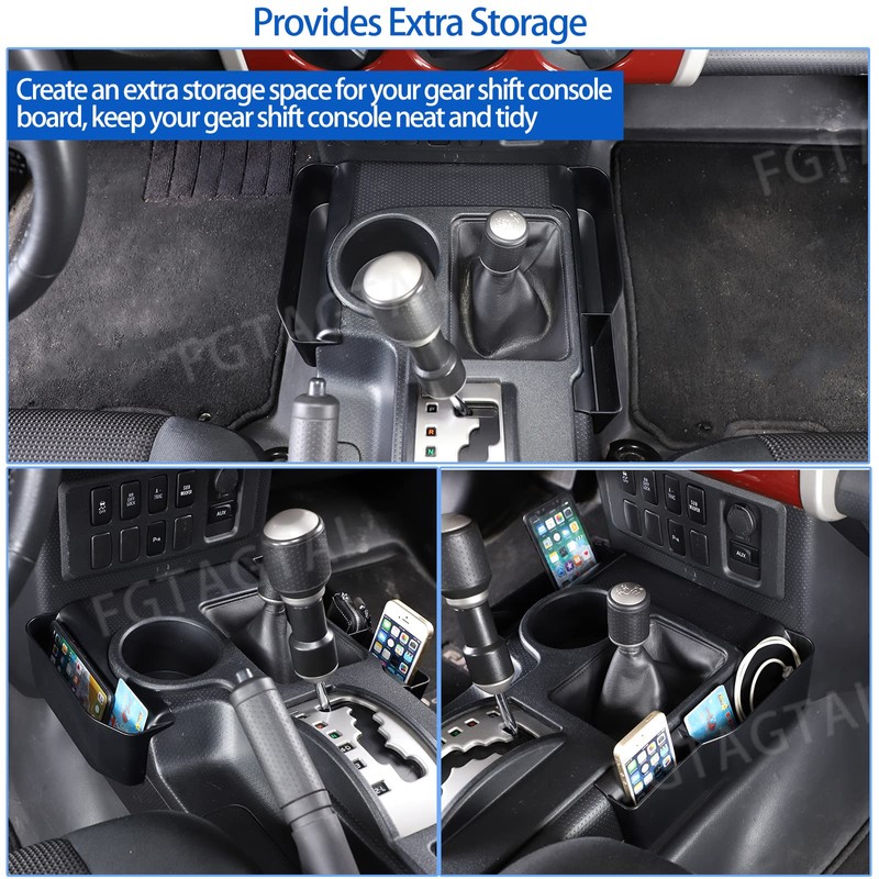 Shift Storage Box Fit for Toyota FJ Cruiser 2007-2021, Gear