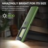 WeteamnoI Rechargeable EDC Flashlight with Green Beam, Bright White Led
