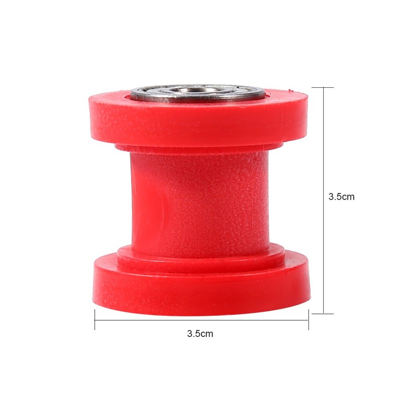 Universal Pulley Tensioner, 8mm ID Chain Roller Tensioner Guide Wheel,