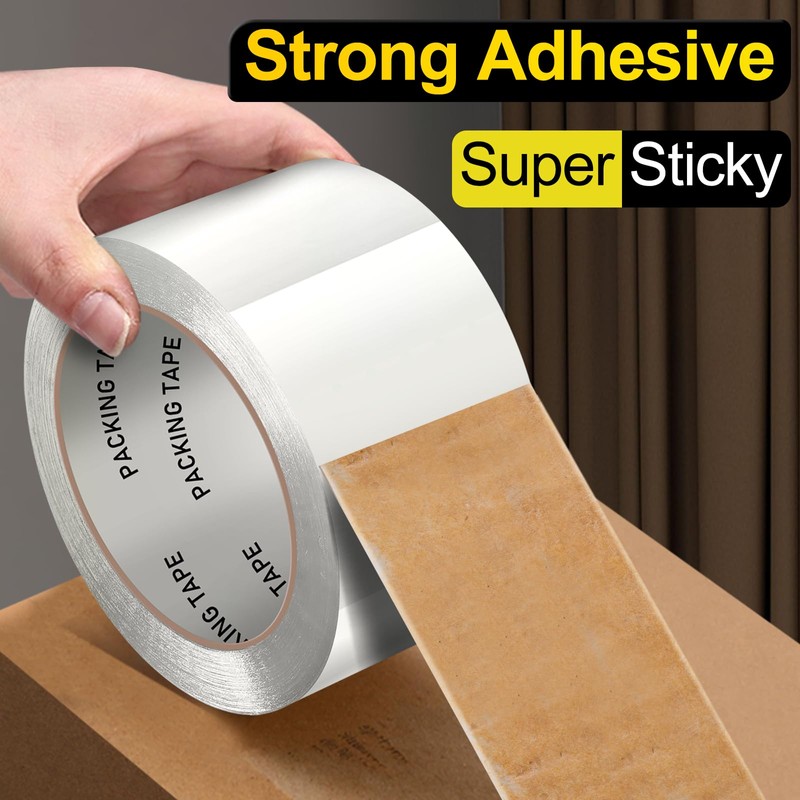 PACKKA PACKKA Clear Packing Tape, 12 Rolls Heavy Duty Shipping