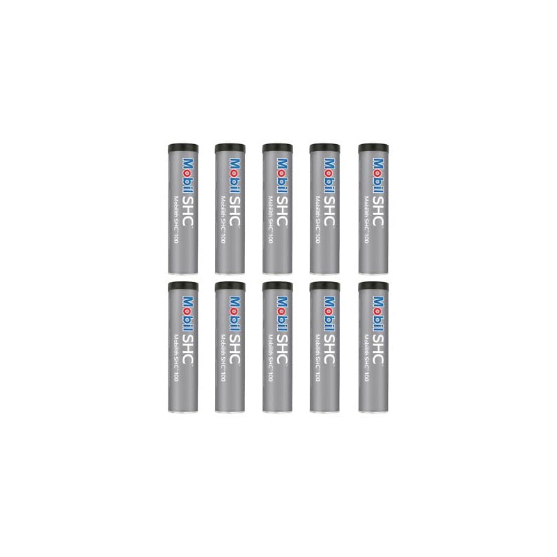 Mobil Mobilith SHC 100 13.4 oz Cartridge (10Pack)