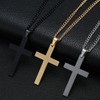 IzuBizu London Men Stainless Steel Silver Large Cross Pendant Crucifix