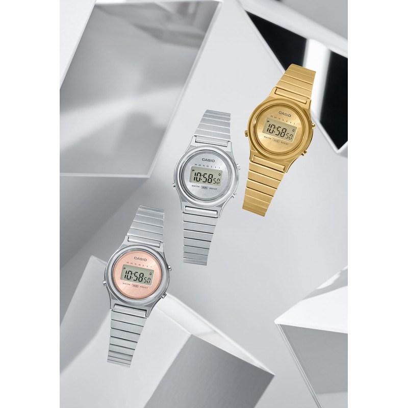 Casio Classic Watch LA700WE, gold, Bracelet Type