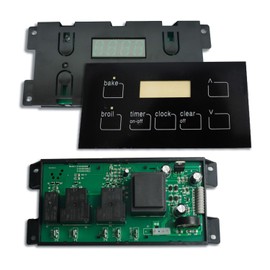Upgrade 316455500 Stove Clock Control Board - 7 Button Board Replacement for Frigidaire & Electrolux Oven Range