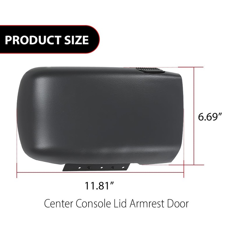 DOTCOM Center Console Lid Armrest Door Compatible with Chevy Camaro/Pontiac