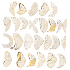 DOITOOL 1set Butterfly Stickers of Decorative Scrapbooking Stickers for DIY Projects Vibrant and Easy to Use for Handbooks Diaries and Photo Albums 40sheets