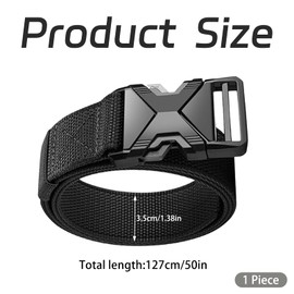 fKiZanthene Tactical Belt, Work Belt for Men, Utility Belt for Workplace and Outdoor Activities, Men's