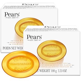 Pears Transparent Glycerin Bar Soap 3.5 Oz Each (Two Pack) by Pears