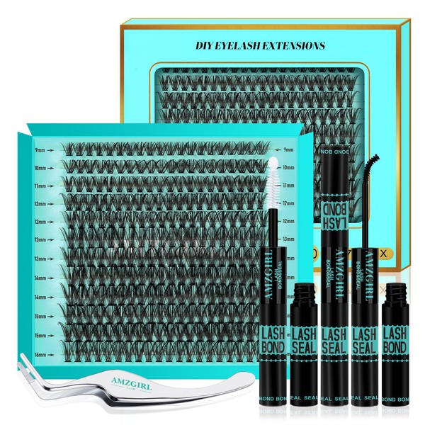 Lash Clusters Kit 240PCS Eyelash Extension Kits D Curl Wispy
