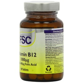 FSC 1000ug Vitamin B12 - Pack of 90 Tablets