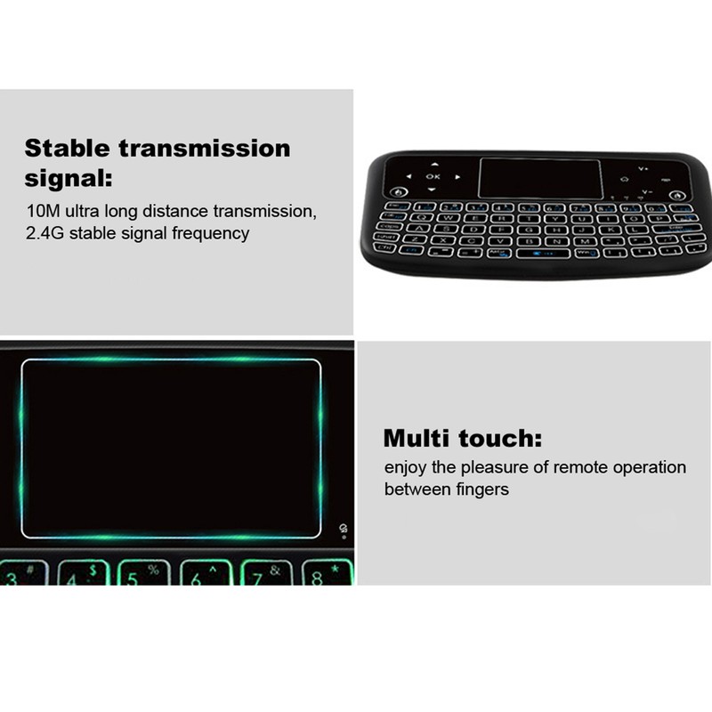 A36 Mini Wireless Keyboard Remote Control Mouse Touchpad Keyboard for