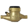 1/2” Water Meter: Lead Free Brass, NSF Certified, Multi-Jet, Gallons