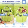 Maximex Garden Caddy XL Green - Foldable Garden Basket with