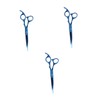 TOVINANNA 3pcs Hair Dressing Scissors Set 6 Inch Barber Shears