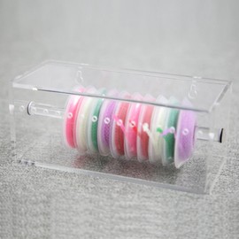 Dental Power Chain Organizer Case Used for Managing Orthodontic Elastic Rubber Chain Dispensers Acrylic Material
