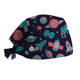 Unbekannt Adjustable Yashmak Stand Ear Hat Christmas Women Hat Print Leisure Protection Baseball Caps Glasses Joke Item, K, One Size