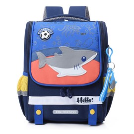 LJCZKA Toddler School Backpack Boys with Chest Strap, Children’s Backpack Animal with Reflective Strip Water Resistant for Age 3-6