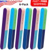 N/A 6-Pack All-in-One Nail Buffer - Effortlessly Create Smooth and