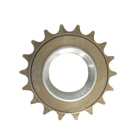 20" Heavy Duty Bicycle Rear Wheel 12G & 18T Freewheel, Double Wall Aluminum Alloy Bike Rim Silver Color