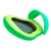 Inflatable Pool Lounger PVC Avocado Modeling with Sunshade Net Pool