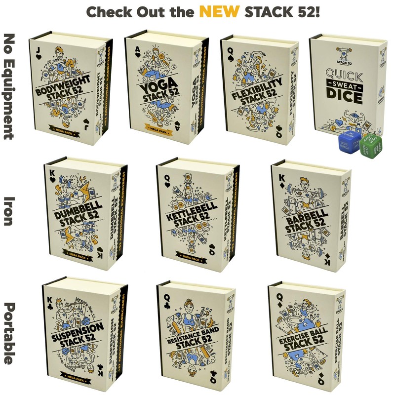 Stack 52 HIIT Interval Workout Game. Designed by Military Fitness