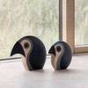 Architectmade Discus Medium Wooden Bird Height 17 cm