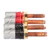 4pc Speaker Banana Plugs Connector Professional 4mm Pure Copper Heavy