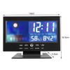 TMISHION Digital Weather Forecast Clock with Large LCD Humidity, Temperature,
