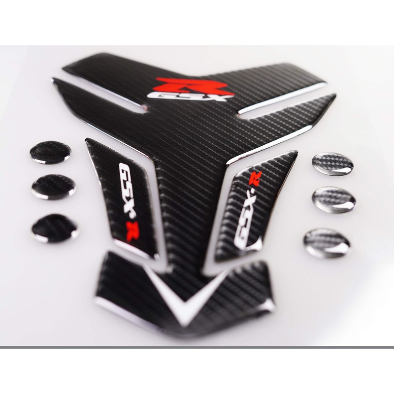 REVSOSTAR Real Carbon Fibre Gas Cap, Tank Pad, Anti Slip