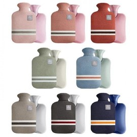 EA warm and cold portable water bag hot pack compress pack knit type 2L pink