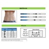 BODYPERFECT Orthopaedic Bust Unisex Back Rest Posture Corrector 6 Slats