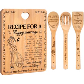Wedding Gifts for Bride and Groom, Engagement Gifts for Couples, Mr and Mrs Gifts, Bride to Be Gifts, Engagement Presents, Wedding Gifts for Couple, Bridal Shower Gifts, Happy Marriage Cutting Board