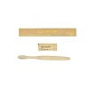 Sustayne Toothbrush & Toothpaste Packet Set, Bamboo, 100 ct