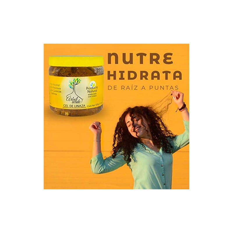 Duo Gel Flaxseed Green Tree 500g Without Alcohol Moderate Fixing