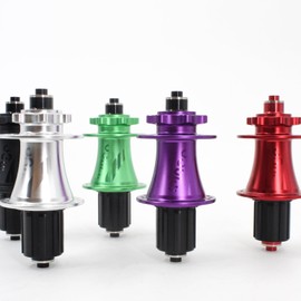 rningo MTB Bike Hubs 32H/36Holes Disc Brake, Rear Hub HG for 8/9/10/11/12 Speed ，Sustain Quick Release Switch Thru Axle and Fit for Road Bike Hub (Red, 36H)