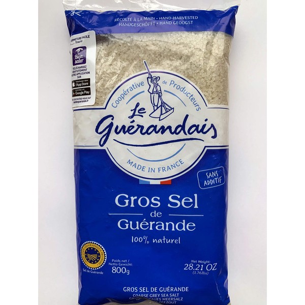 Le Guerandais Coarse Sea Salt Gros Sel De Guerande, 28.21 oz (1 Pack)