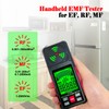 EMF Meter, 3-in-1 Portable Electromagnetic Field Radiation Detector Handheld EMF