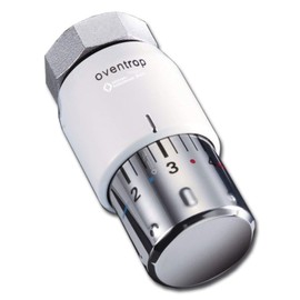 Oventrop Uni SH 1012065 Thermostat with Liquid Sensor 7-28 °C with 0 x 1-5 Scaled Cap, White