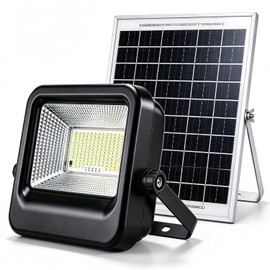 Engrepo Solar Flood Light 3000LM, 10000mAh Large Capacity, 15H Long-Lasting, Remote Control, Dusk to Dawn Outdoor Lighting, IP65 Waterproof, Motion Sensor Security Lights for Yard Wall Porch Shed Barn