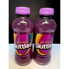Skittles 🟣New Exclusive Skittles Wild Berry Purple Fruit Flavored Drink 14oz (2 Bottles)