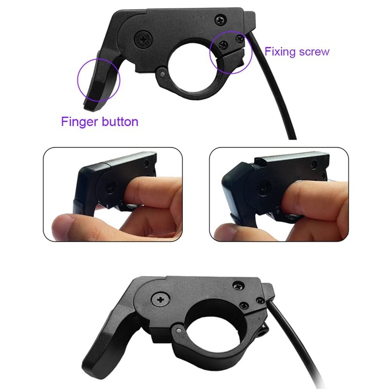 Nudiuhis Ebike Throttle Quick Disassembly Thumb Gas Left / Right