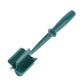 HEAVY DUTY 5 Blade Heat and Slip Resistant Meat Chopper Potato Masher Tool Kitchen Utensil for Beef Hamburger Smasher Cooking Tool - Black, Red or Green. (Green)