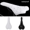 Mountain Road Bike, Comfortable Shockproof Cycling White Saddle Seat Seat