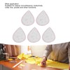 5pcs 6403 Curve Ruler Set Multifunctional Plastic Curve Pattern Ruler