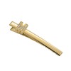 Spinningdasiy Crystal Initial Bijou Hair Clip M Gold