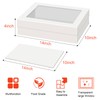 Sudaya Sudaya 14x10x4 Cake Boxes with Boards, Rectangle Half Sheet