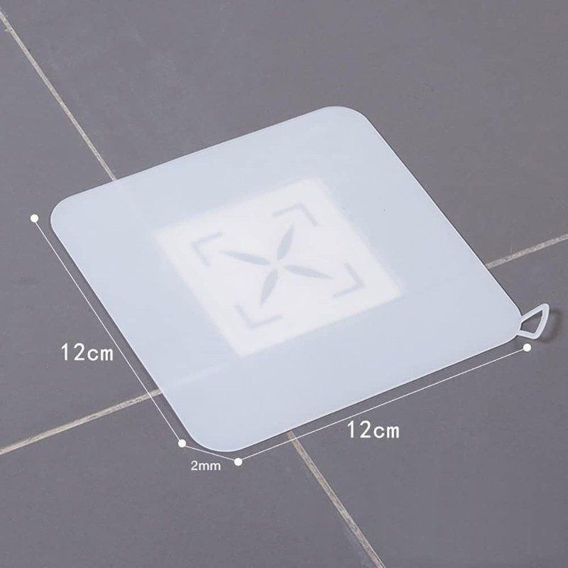 Silicone Tub Stopper Floor Drain Cover, 2 Pieces Sewer Anti-Odor