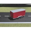 Under Construction Replicas 1/87 Scale Cargo Trailer in Red