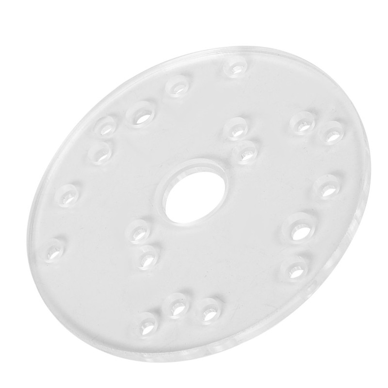 Router Universal Base Plate Acrylic with Centering Pin Screws for